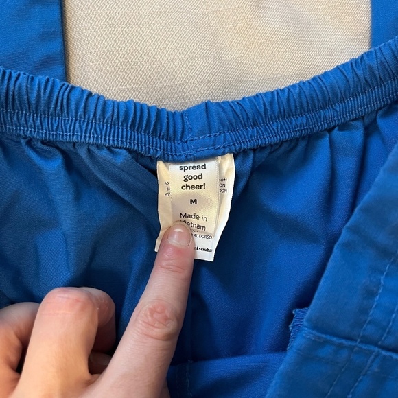 WonderWink Cargo Royal Blue Scrub Pants - 2 Pairs Available - Picture 3 of 6